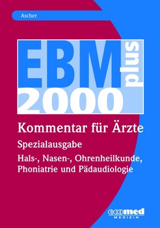 EBM 2008 - Spezialausgabe Hals-, Nasen-, Ohrenheilkunde