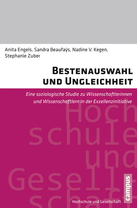 Bestenauswahl und Ungleichheit - Anita Engels, Sandra Beaufays, Nadine V. Kegen, Stephanie Zuber