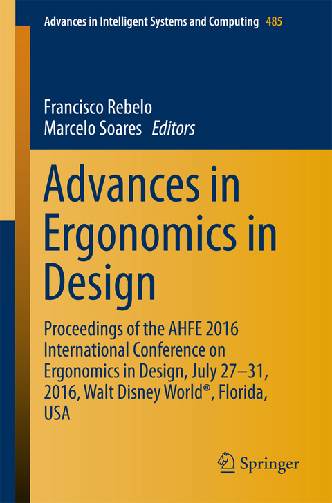 Advances in Ergonomics in Design - 