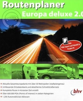 Routenplaner Europa Deluxe 2.0, 1 DVD-ROM