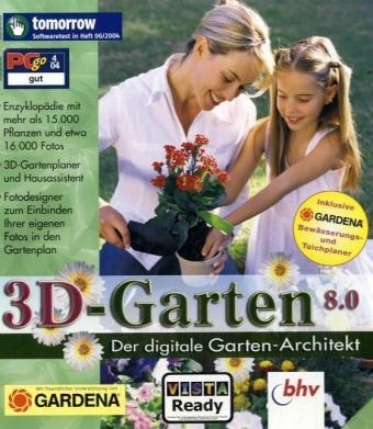3D Garten 8.0, 2 CD-ROMs