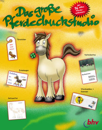 Das gro&szlig;e Pferdedruckstudio, 1 CD-ROM