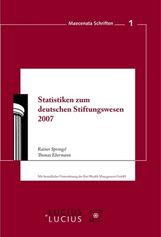 Statistiken zum Deutschen Stiftungswesen 2007