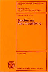 Studien zur Agrargeschichte - Gertrud Schr&ouml;der-Lembke