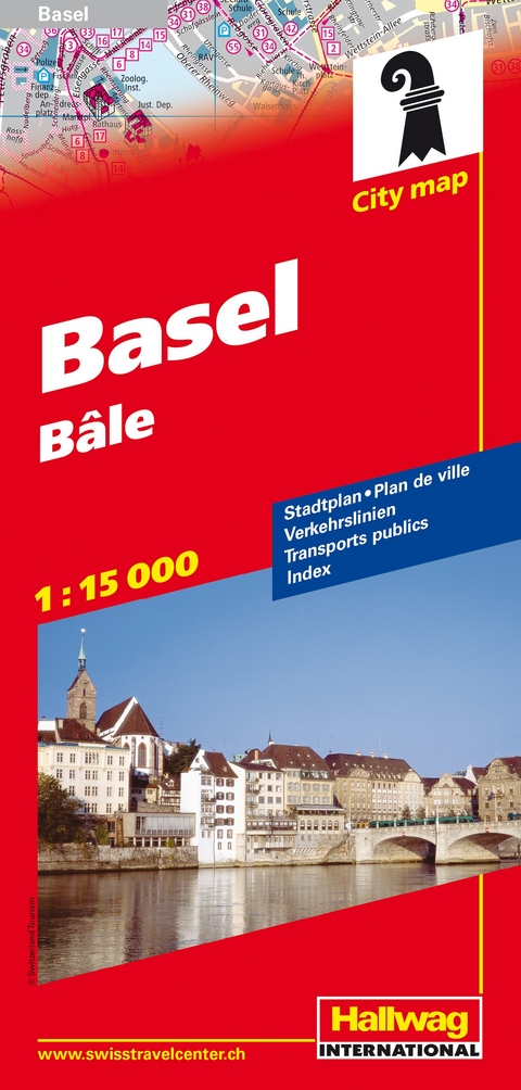 Basel Stadtplan 1:15 000