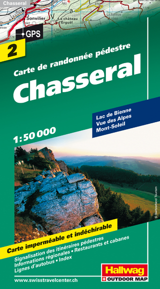 Chasseral Wanderkarte Nr. 2, 1:50 000