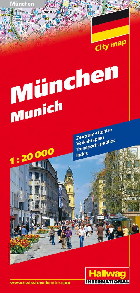 M&uuml;nchen Stadtplan 1:20 000
