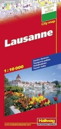 Lausanne Stadtplan 1:10 000