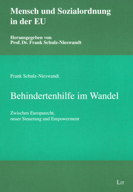 Behindertenhilfe im Wandel - Frank Schulz-Nieswandt