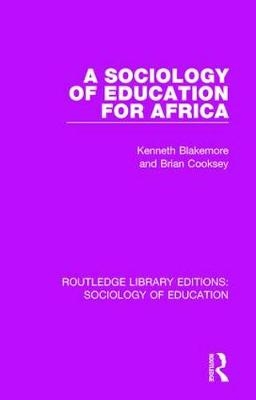 Sociology of Education for Africa