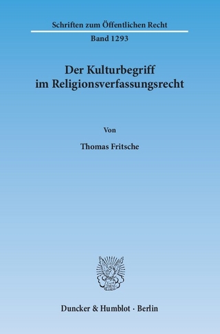 Der Kulturbegriff im Religionsverfassungsrecht.