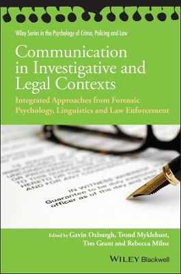 Communication in Investigative and Legal Contexts - 
