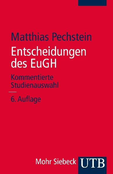 Entscheidungen des EuGH - 