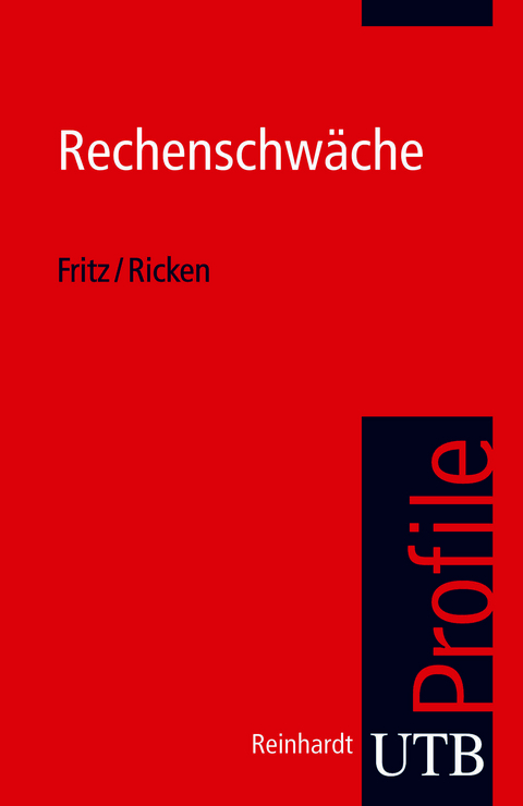 Rechenschw&auml;che - Annemarie Fritz, Gabriele Ricken