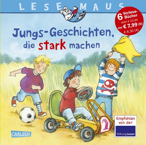 LESEMAUS Sonderb&auml;nde: Jungs-Geschichten, die stark machen - Christa Holtei, Christian Tielmann, Monika Wittmann, Myriam Halberstam, Ralf Butschkow