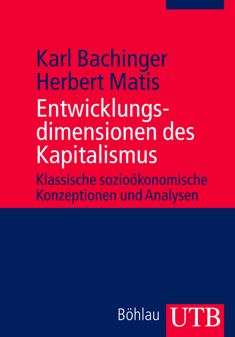 Entwicklungsdimensionen des Kapitalismus - Karl Bachinger, Herbert Matis