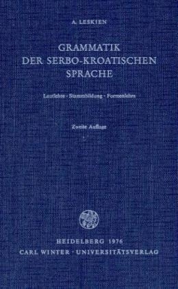 Grammatik der serbo-kroatischen Sprache