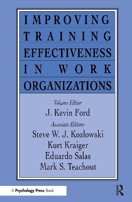 Improving Training Effectiveness in Work Organizations