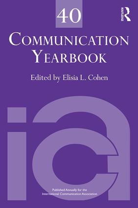 Communication Yearbook 40 - Elisia L. Cohen