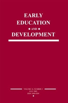 Early Education and Development - 