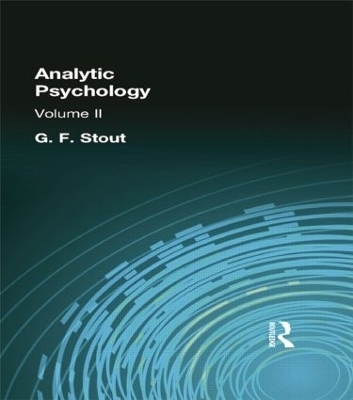 Analytic Psychology - G. F. Stout