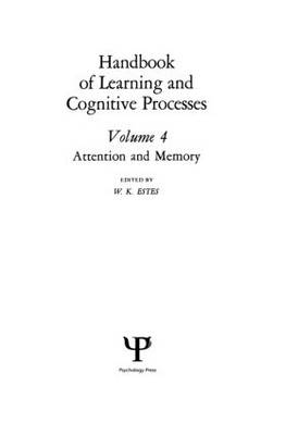 Handbook of Learning and Cognitive Processes - 
