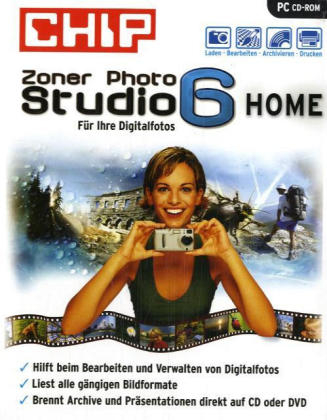 Zoner Photo Studio 6 Home, CD-ROM
