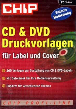 CD & DVD Druckvorlagen für Label und Cover, CD-ROM