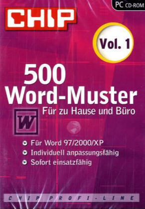 500 Word-Muster, CD-ROM. Vol.1