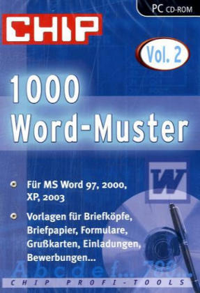 1000 Word-Muster, CD-ROM. Vol.1