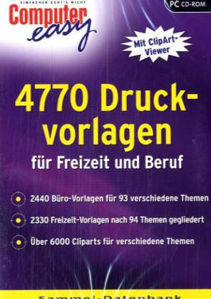 4770 Druckvorlagen für Freizeit und Beruf, CD-ROM