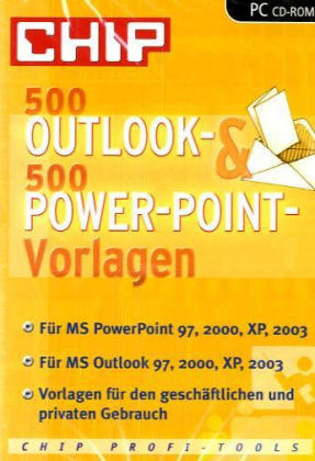 500 Outlook- & 500 PowerPoint-Vorlagen, CD-ROM