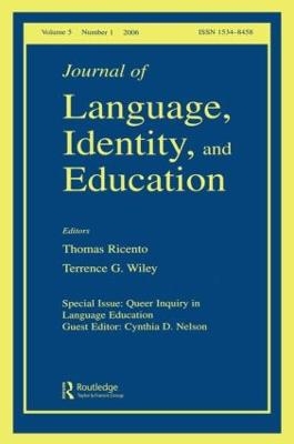 Queer Inquiry In Language Education Jlie V5#1 - 