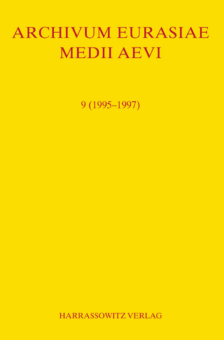 Archivum Eurasiae Medii Aevi 9 (1995-1997)