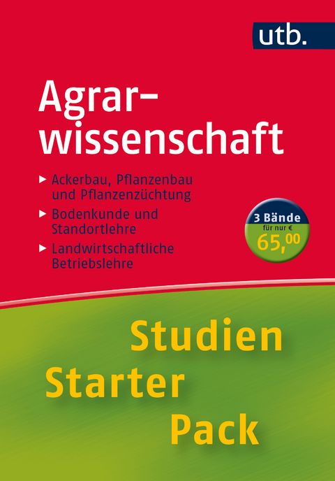 Agrarwissenschaft. Studien-Starter-Pack - Wulf Diepenbrock, Frank Ellner, Jens Léon, Karl Stahr, Jürgen Braun
