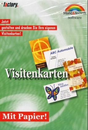 Visitenkarten, 1 CD-ROM m. 15 Papierbögen