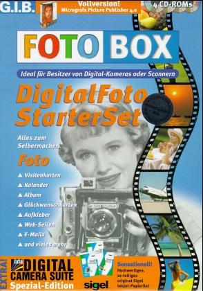 FotoBox, DigitalFoto Starter Set, CD-ROMs m. Begleitheften