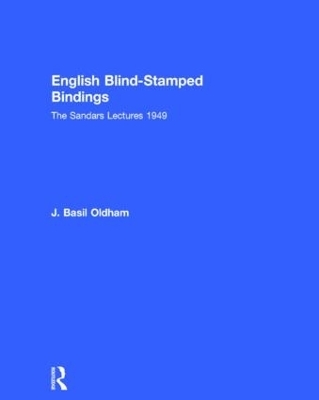 English Blind Stamped - J. Basil Oldham