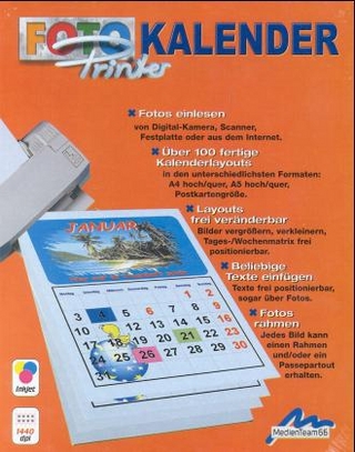 Foto-Kalender Printer, 1 CD-ROM