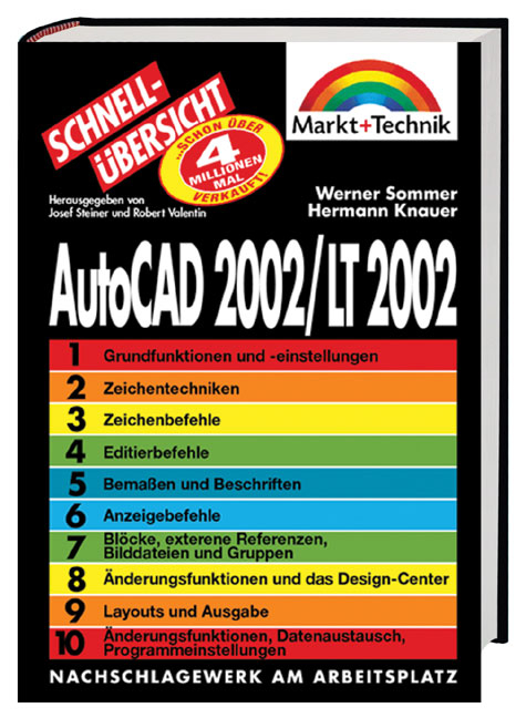 AutoCAD 2002 /LT 2002 - Schnellübersicht - Werner Sommer