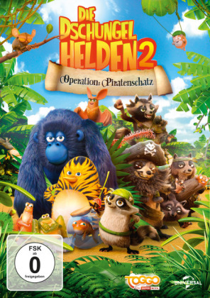 Die Dschungelhelden - Operation: Piratenschatz, 1 DVD
