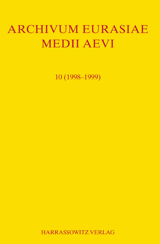 Archivum Eurasiae Medii Aevi 10 (1998-1999)