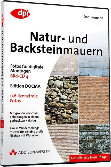 Fotos f&uuml;r digitale Montagen - Natur- und Backsteinmauern - Doc Baumann