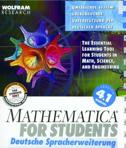 Mathematica 4.1 f&uuml;r Windows, Student Edition m. dtsch. Sprachkit, CD-ROM