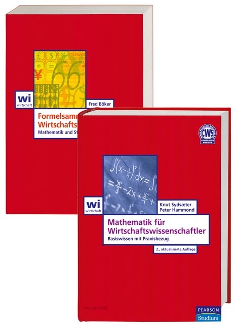 Value Pack: Mathematik f&uuml;r Wirtschaftswissenschaftler + Formelsammlung - Knut Syds&aelig;ter, Peter Hammond, Fred B&ouml;ker