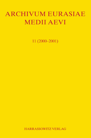Archivum Eurasiae Medii Aevi 11 (2000-2001)