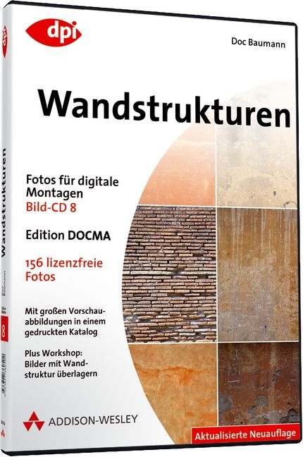 Fotos f&uuml;r digitale Montagen - Wandstrukturen - Doc Baumann