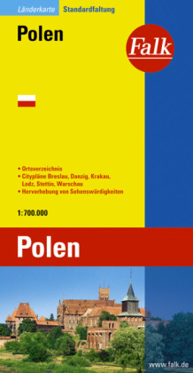 Falk L&auml;nderkarte Polen 1:700 000