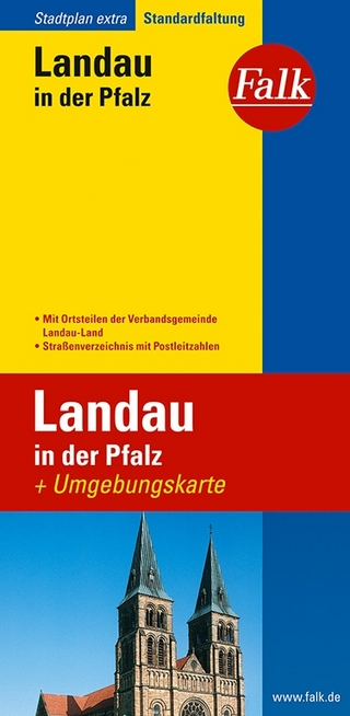 Falk Stadtplan Extra Standardfaltung Landau in der Pfalz 1:15 000