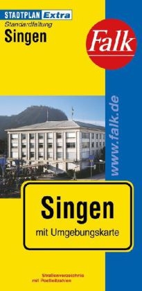 Falk Stadtplan Extra Standardfaltung Singen 1:15 000